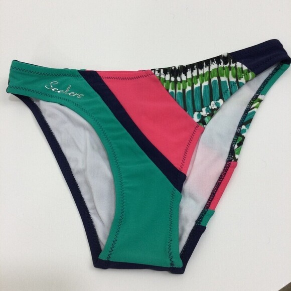 Seekers Australia Jade Jewel Halter Neck Two-Piece Bikini Swimsuit S NWT A83004 - Picture 3 of 9